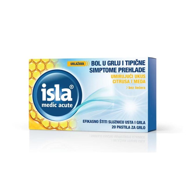 Isla Medic Acute Citrus I Med 20 Pastila