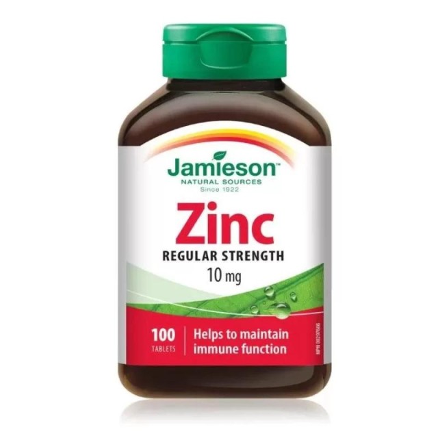 Jamieson Zinc Tbl 100X10Mg Jamieson Zinc Tbl 100X10Mg