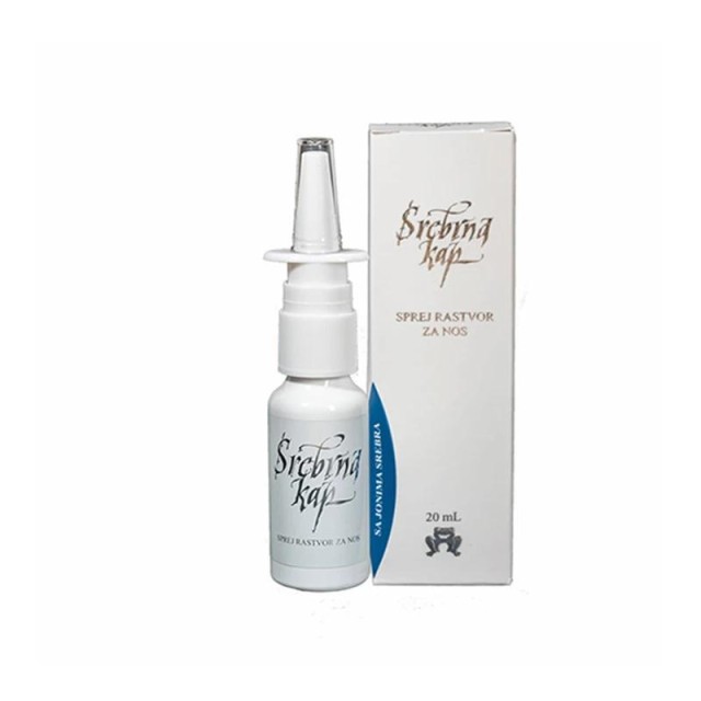 Koloid Srebrna Kap Sprej Za Nos 20 Ml
