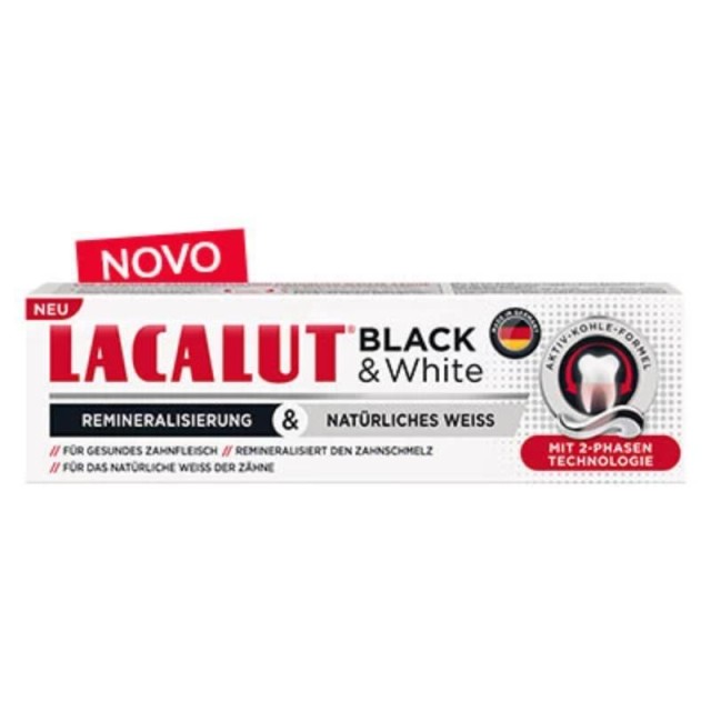 Lacalut Black & White Pasta Za Zube 75Ml Lacalut Black & White Pasta Za Zube 75Ml