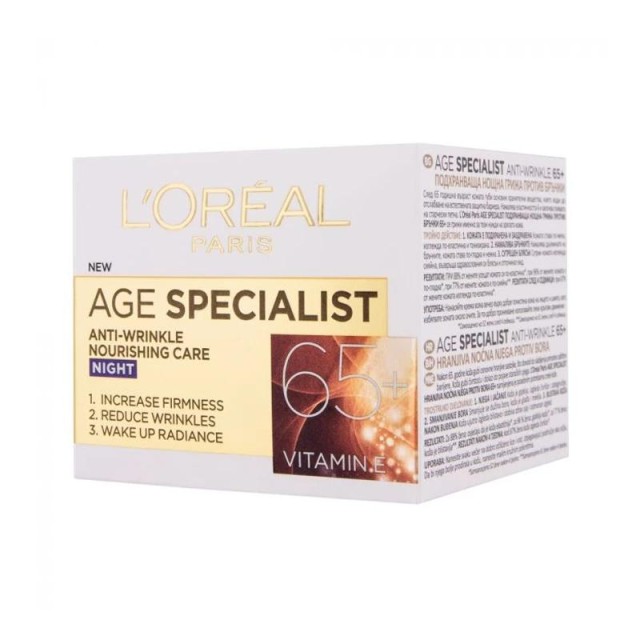 Loreal Paris Age Specialist 65+ Noćna Krema 50 Ml