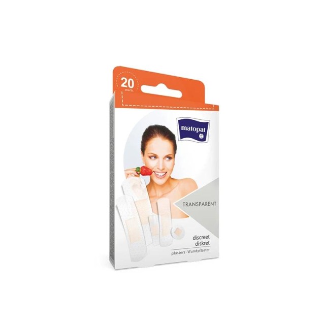 Matopat Flaster Transparent 20X