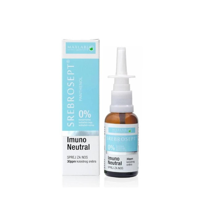 Maxlab Srebrosept Imuno Neutral Sprej Za Grlo 30Ml