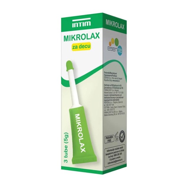 Mikrolax Za Decu 3×8 G