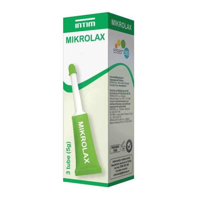 Mikrolax Za Odrasle 3×8 G Mikrolax Za Odrasle 3×8 G