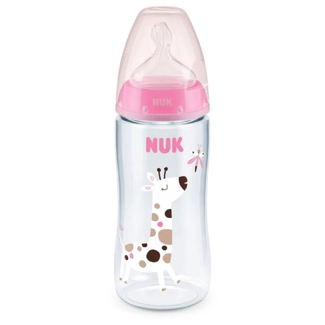 Nuk 741940 Flasica Fc Pvc Cucla Silikon 6-18M 300Ml Sa Indikatorom Toplote