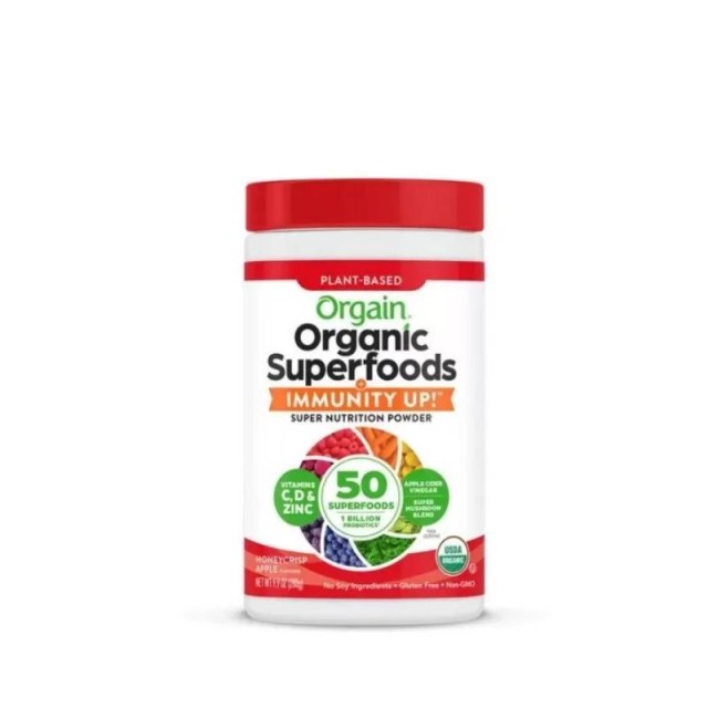 Orgain Super Foods Immunity Up-Medena Jabuka