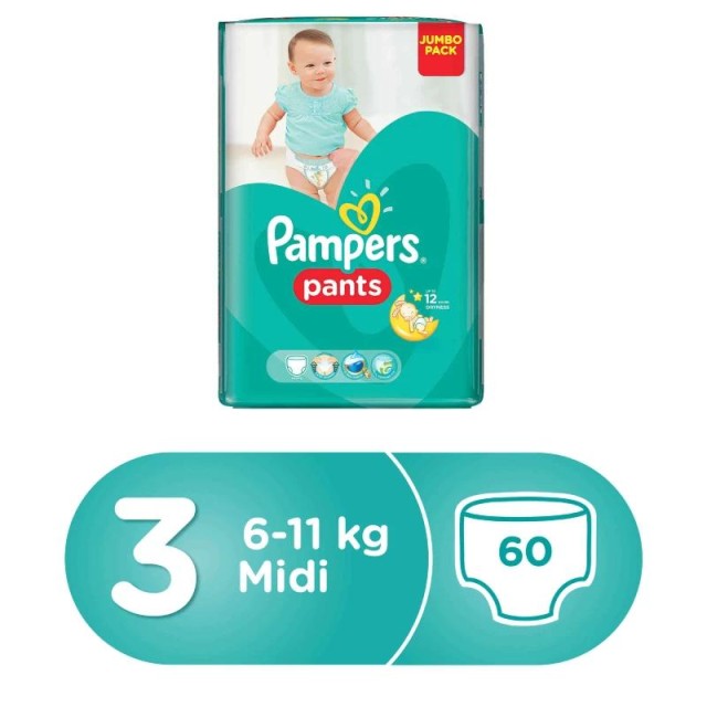 Pampers Gace Jp 3 Midi 60X A1