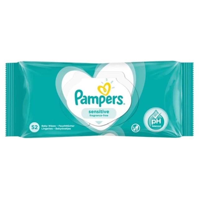 Pampers Maramice Vlazne Sensitive 52X