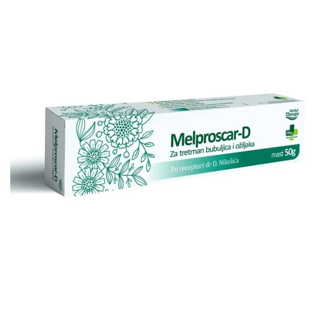 Melproscar-D Mast Za Tretman Bubuljica I Ožiljaka 50G Melproscar-D Mast Za Tretman Bubuljica I Ožiljaka 50G