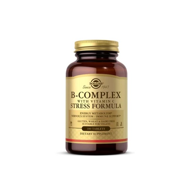 Solgar Vitamin B Complex+Vitamin C Tbl 100X