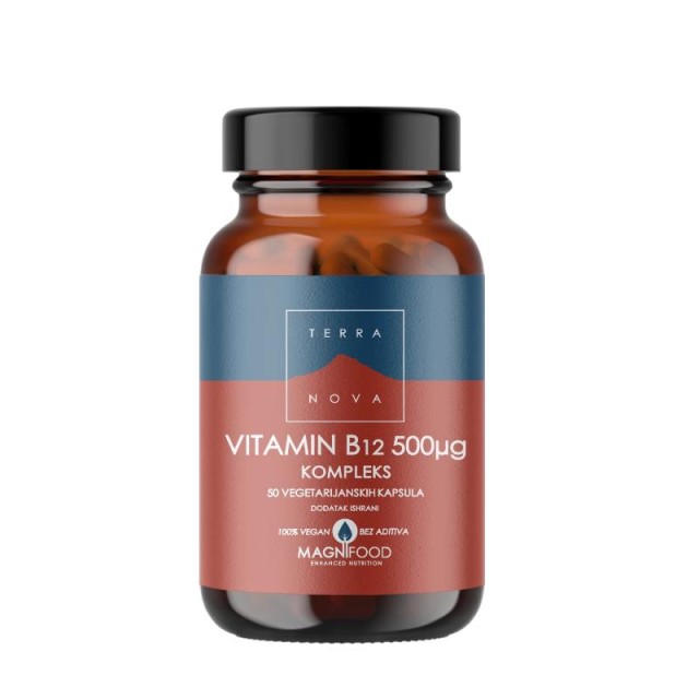 Terranova Vitamin B12 Caps 50X500Mcg
