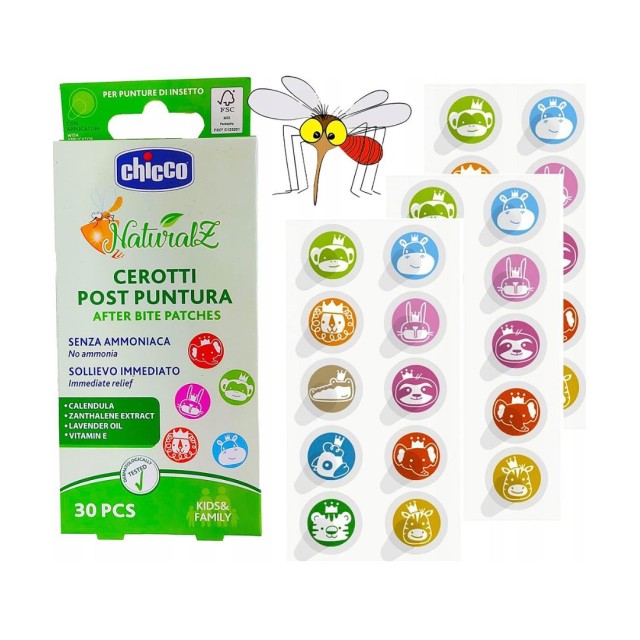 Chicco Naturalz Flasteri Posle Ujeda 30 Kom (3+ God) Chicco Naturalz Flasteri Posle Ujeda 30 Kom (3+ God)