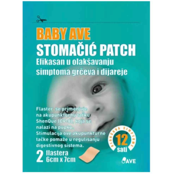 AVE BABY STOMAČIĆ PATCH 2 FLASTERA