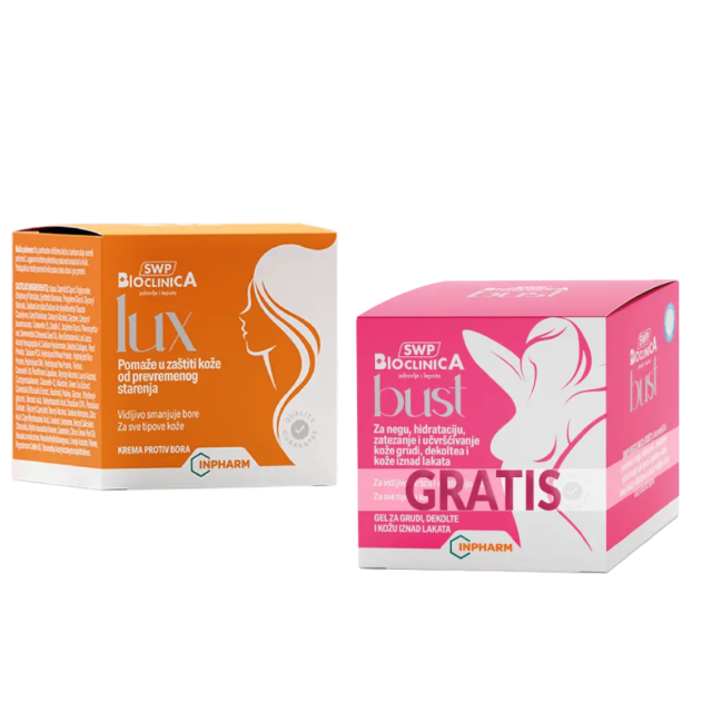 Bioclinica Lux Krema 50 Ml + Bioclinica Bust Gel Za Grudi 50 Ml