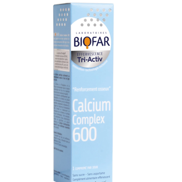 Biofar Tri-Activ Calcium Complex 600 15 Šumećih Tableta Biofar Tri-Activ Calcium Complex 600 15 Šumećih Tableta