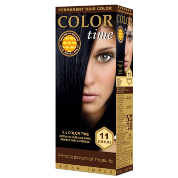 COLOR TIME farba za kosu Plavetno crna br.11 COLOR TIME farba za kosu Plavetno crna br.11