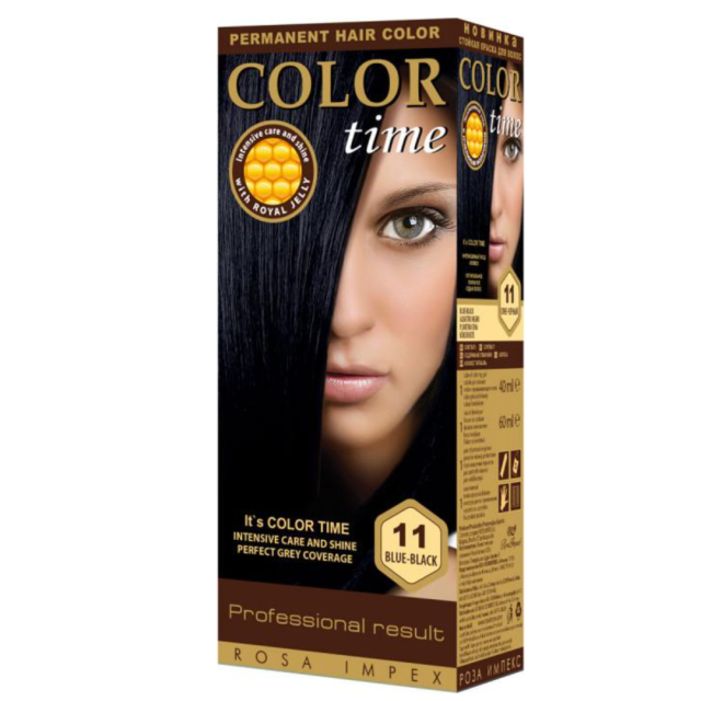 Color Time Farba Za Kosu Plavetno Crna Br.11 Color Time Farba Za Kosu Plavetno Crna Br.11
