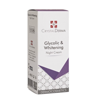 CRYSTAL DERMA GLYCOLIC & WHITENING NOĆNA KREMA 30 ML