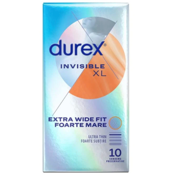 DUREX INVISIBLE XL 10 KOMADA DUREX INVISIBLE XL 10 KOMADA