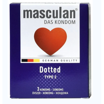 MASCULAN TAČKASTI KONDOMI 3 KOMADA