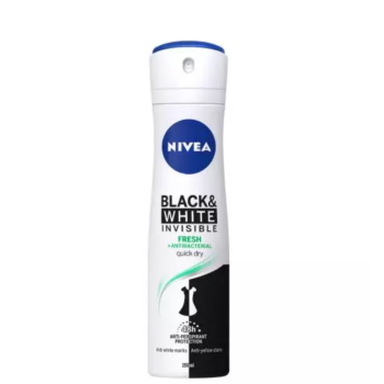NIVEA WOMAN DEO BLACK & WHITE INVISIBLE FRESH SPREJ 150 ML NIVEA WOMAN DEO BLACK & WHITE INVISIBLE FRESH SPREJ 150 ML