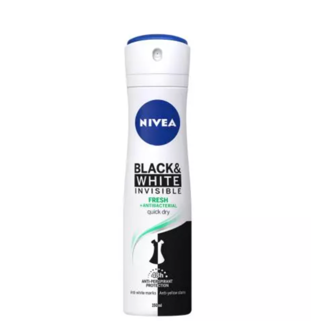 Nivea Woman Deo Black & White Invisible Fresh Sprej 150 Ml