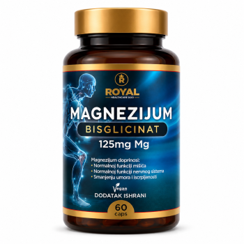 Royal Magnezijum bisglicinat 125 mg, 60 kapsula Royal Magnezijum bisglicinat 125 mg, 60 kapsula