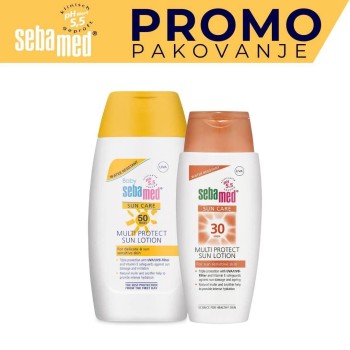 SEBAMED PROMO SUN BABY LOSIONZA ZAŠTITU OD SUNCA ZA DECU SPF50+ 200 ML+ SUN LOSION ZA SUNČANJE SPF30+ 150 ML SEBAMED PROMO SUN BABY LOSIONZA ZAŠTITU OD SUNCA ZA DECU SPF50+ 200 ML+ SUN LOSION ZA SUNČANJE SPF30+ 150 ML