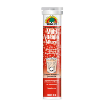 SUNLIFE MULTIVITAMINI + MINERALI 20 ŠUMEĆIH TABLETA SUNLIFE MULTIVITAMINI + MINERALI 20 ŠUMEĆIH TABLETA
