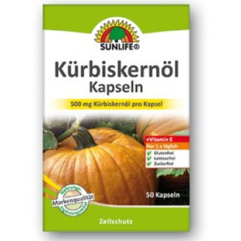 SUNLIFE ULJE SEMENA BUNDEVE + VITAMIN E 500 MG A50 SUNLIFE ULJE SEMENA BUNDEVE + VITAMIN E 500 MG A50