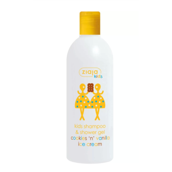 ZIAJA Kids Cookies 'n' Vanilla Ice Cream šampon i kupka 400 ml ZIAJA Kids Cookies 'n' Vanilla Ice Cream šampon i kupka 400 ml
