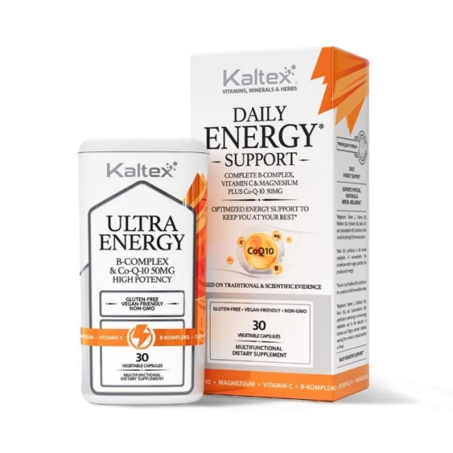Kaltex Ultra Energy B‑Complex + Q10 30 Kapsula