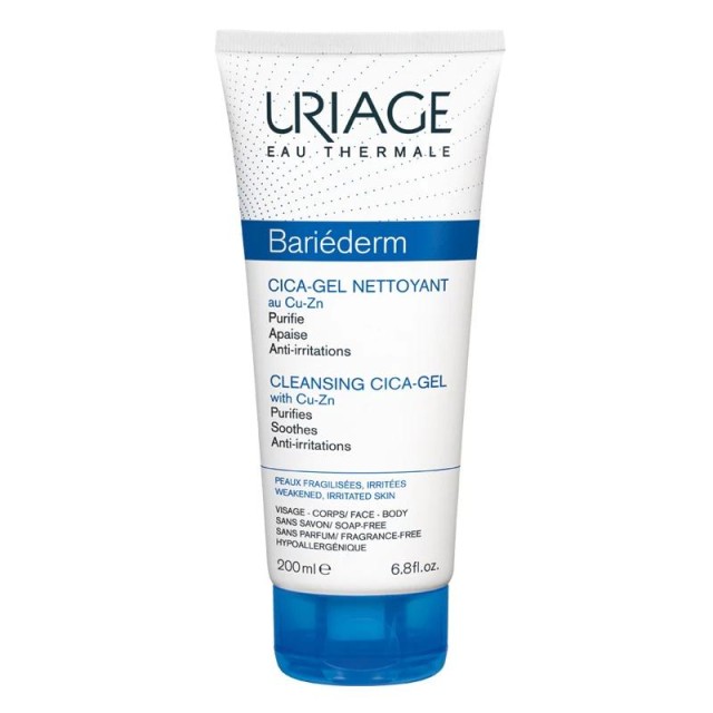 Uriage Bariederm Cica Gel Za Pranje Lica I Tela 200 Ml