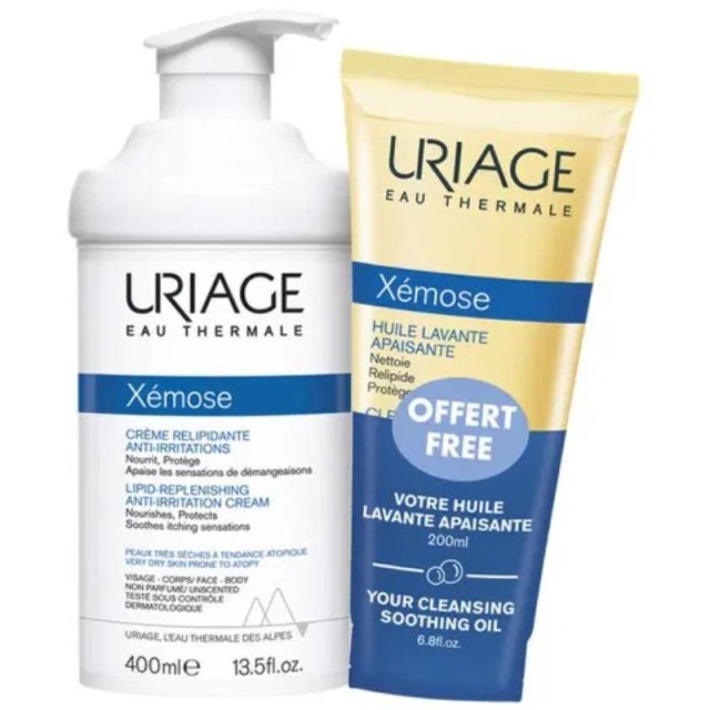 Uriage Xemose Krema 400Ml+Ulje 200 Ml