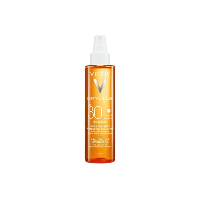 Vichy Capital Soleil Cell Protect Ulje Za Lice, Telo I Kosu Spf30 200 Ml Vichy Capital Soleil Cell Protect Ulje Za Lice, Telo I Kosu Spf30 200 Ml