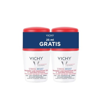 Vichy Stress Resist roll-on dezodorans za regulaciju prekomernog znojenja 72h 2x 50 ml