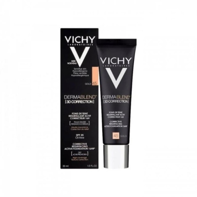 Vichy Dermablend 3D Correction Spf25 45 30 Ml Vichy Dermablend 3D Correction Spf25 45 30 Ml