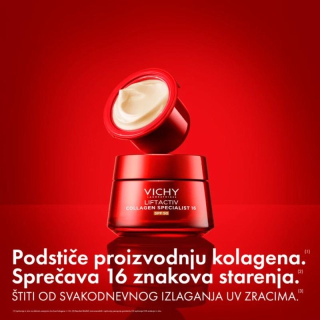 Vichy Liftactiv Collagen Specialist 16 Spf50 Dnevna Krema 50 Ml