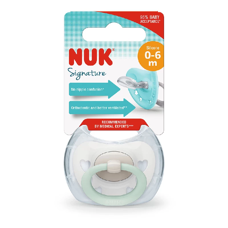 NUK 730652 VARALICA SILIKON 0-6M SIGNATURE KUTIJA