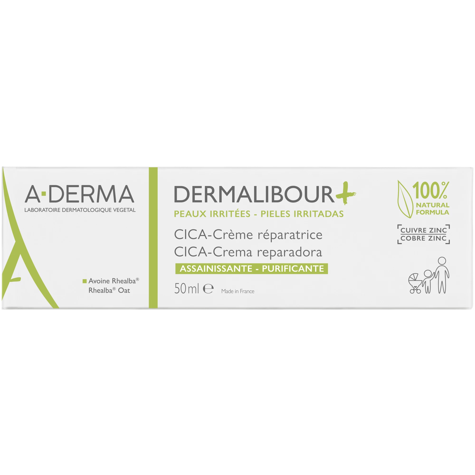 A-DERMA Dermalibour+cica krema 50ml