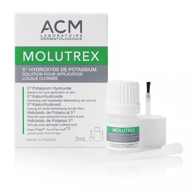 ACM MOLUTREX SOL 5% KALIJUM HIDROKSID SA APLIKATOROM 3ML