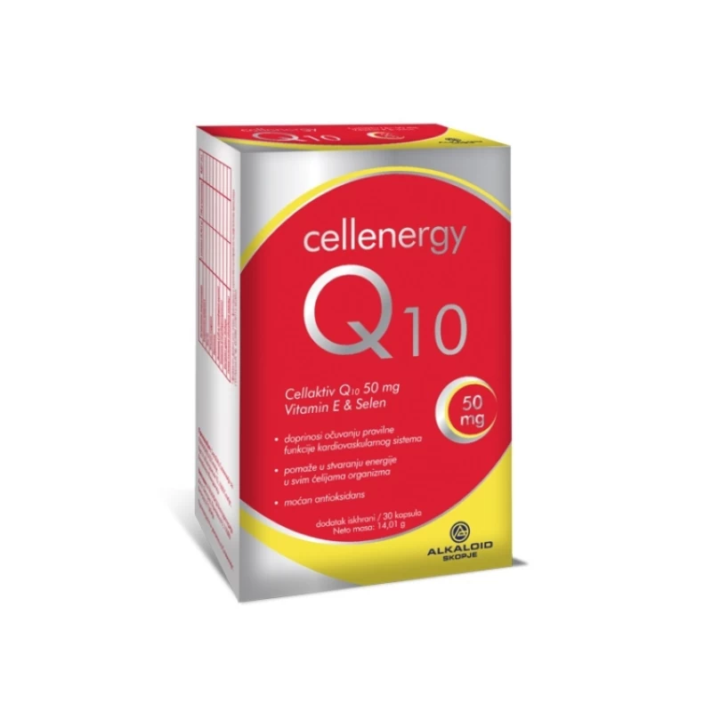 ALK CELLENERGY Q10 CAPS 30X50MG