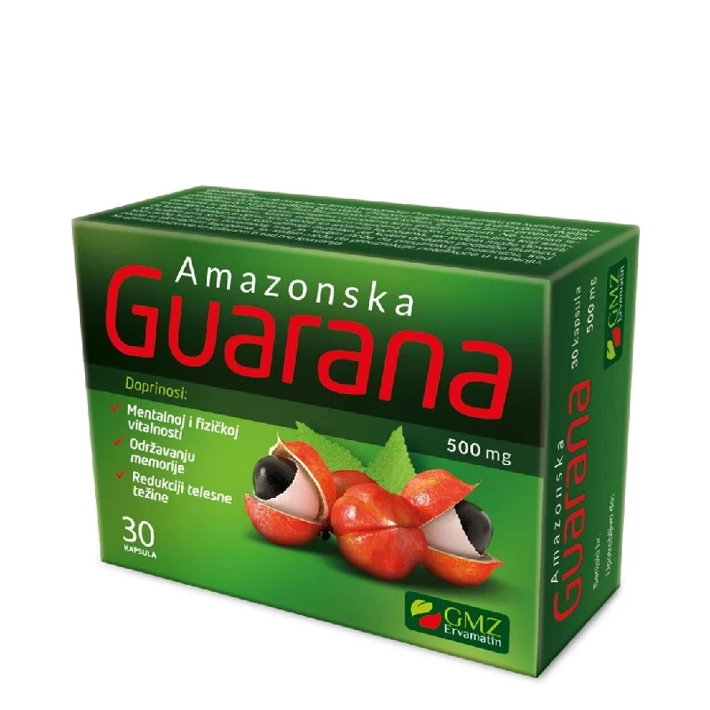 AMAZONSKA GUARANA CAPS 30X500MG