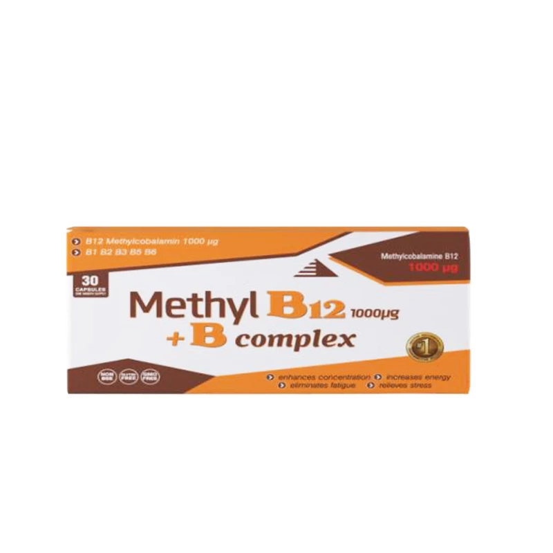 AMN METHYL B12+B COMPLEX CAPS 30X