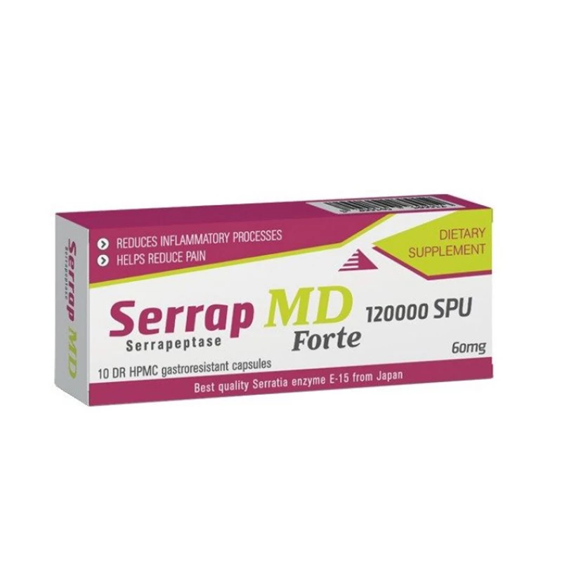 AMN SERRAP MD FORTE CAPS 10X