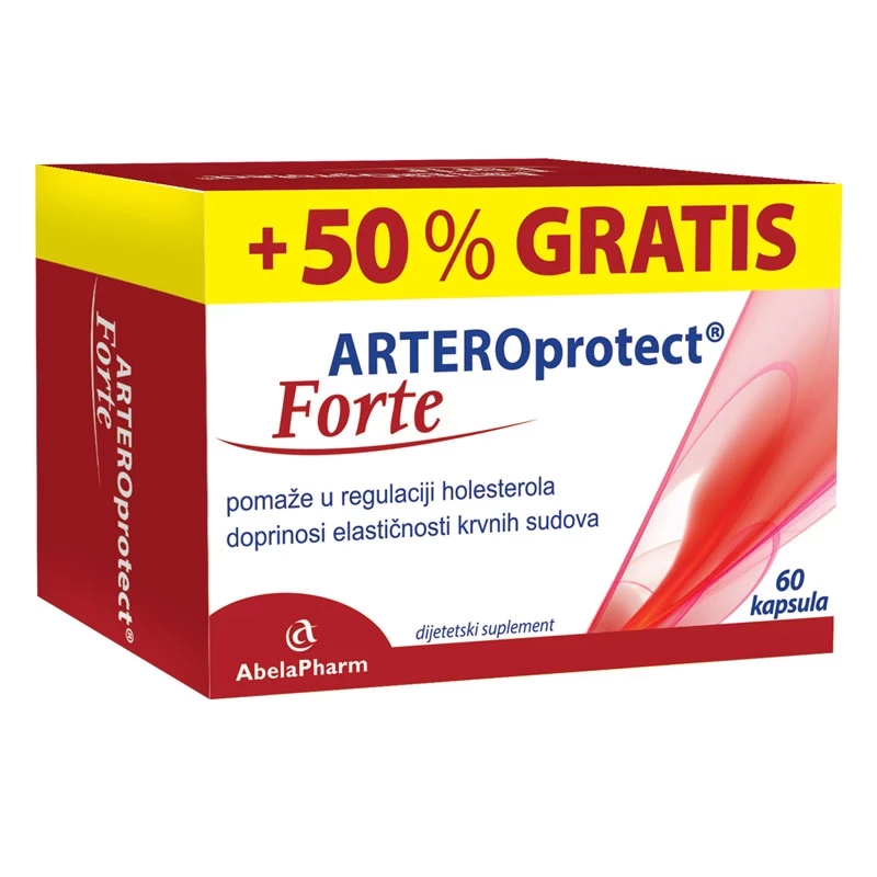 Arteroprotect forte caps 60x 50%gratis