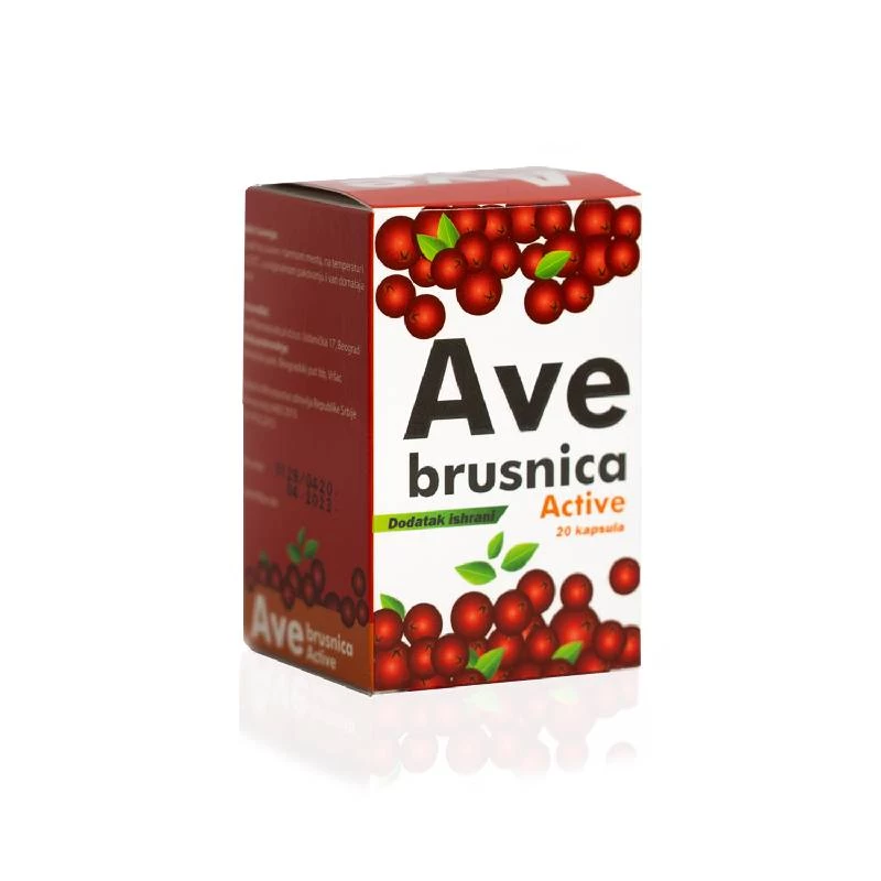 AVE BRUSNICA ACTIVE CAPS 20X