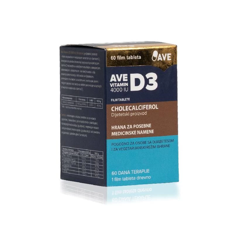 AVE VITAMIN D3 4000IU FTBL 60X