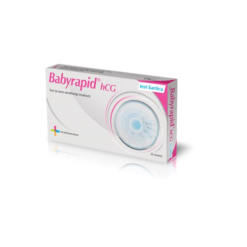 Baby rapid hcg test za trudnocu kartica